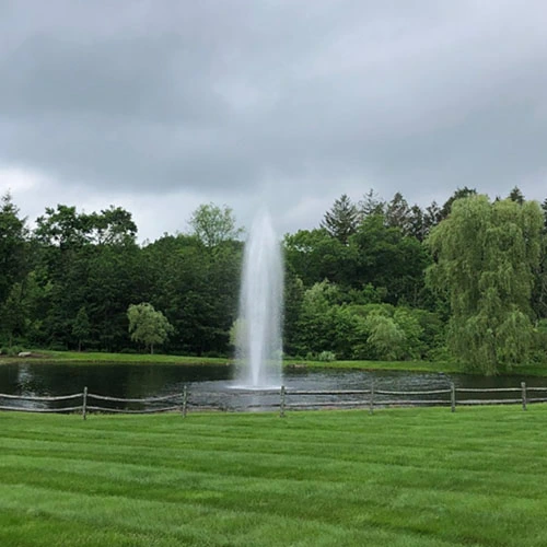 fountain installation
